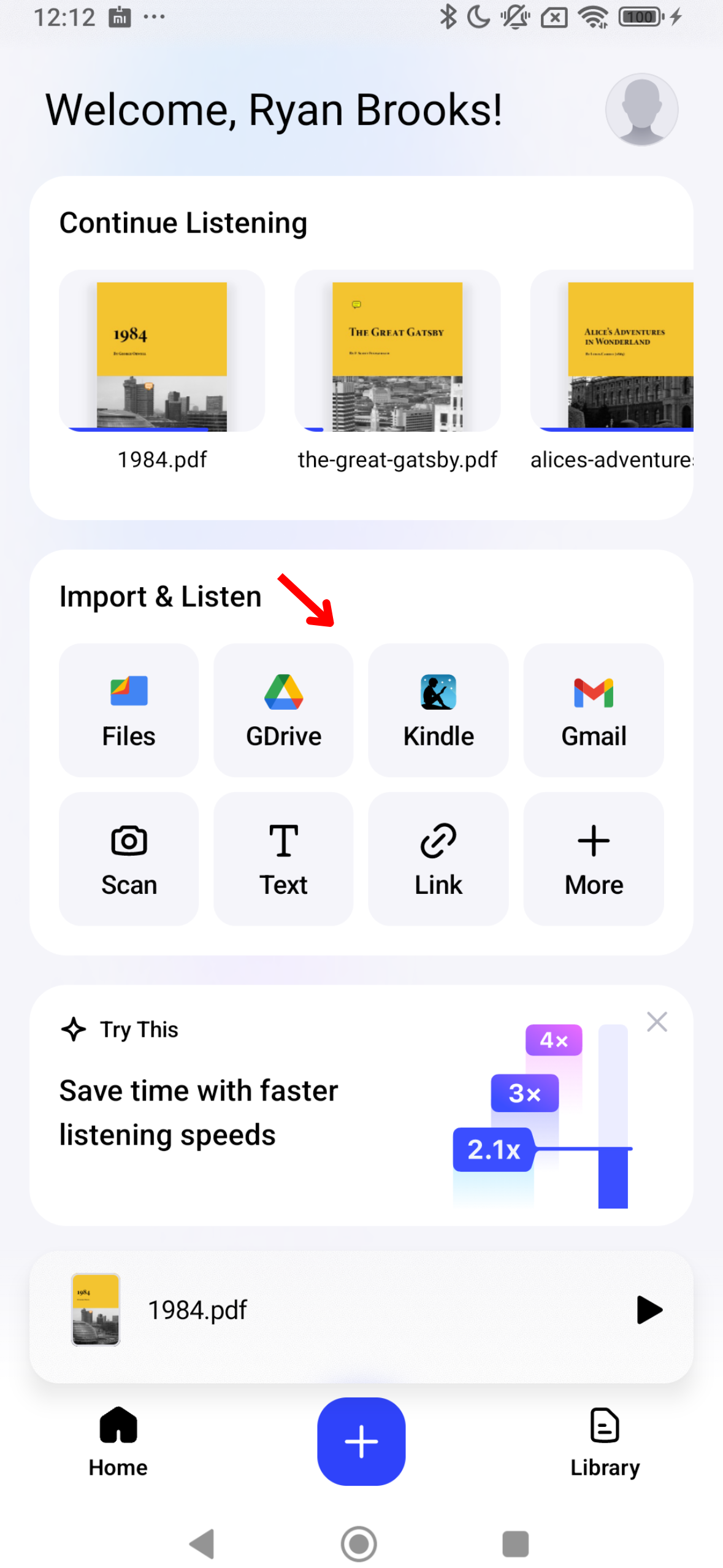 How to Upload Text into the Speechify Android App